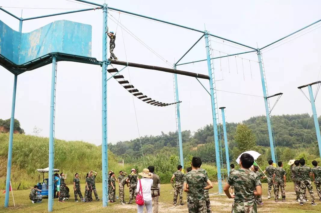夏令营之“高空项目”拓展训练
